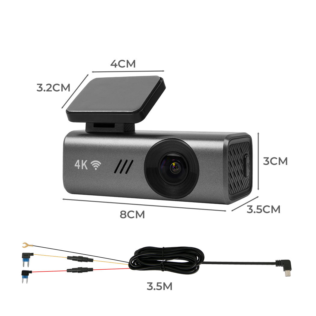 Dash Camera 4K Wifi Car Recorder Voice-2018816834492567554