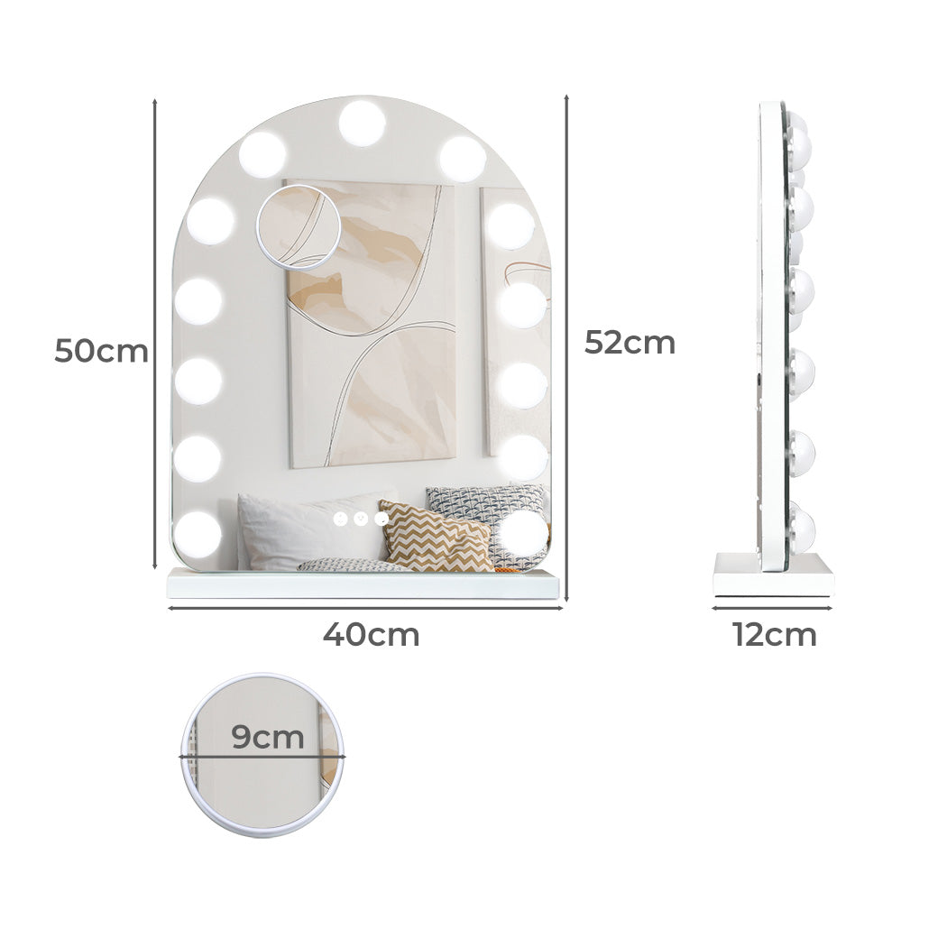 Yezi Makeup Mirror White-1954802404939665410