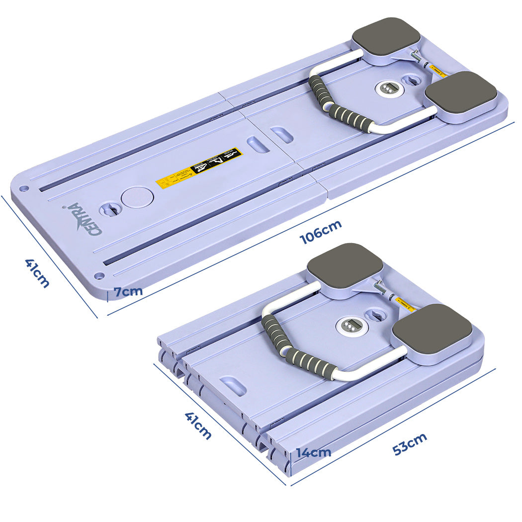Centra Multifunctional Fitness Abdominal Board Purple-1954802455082569730