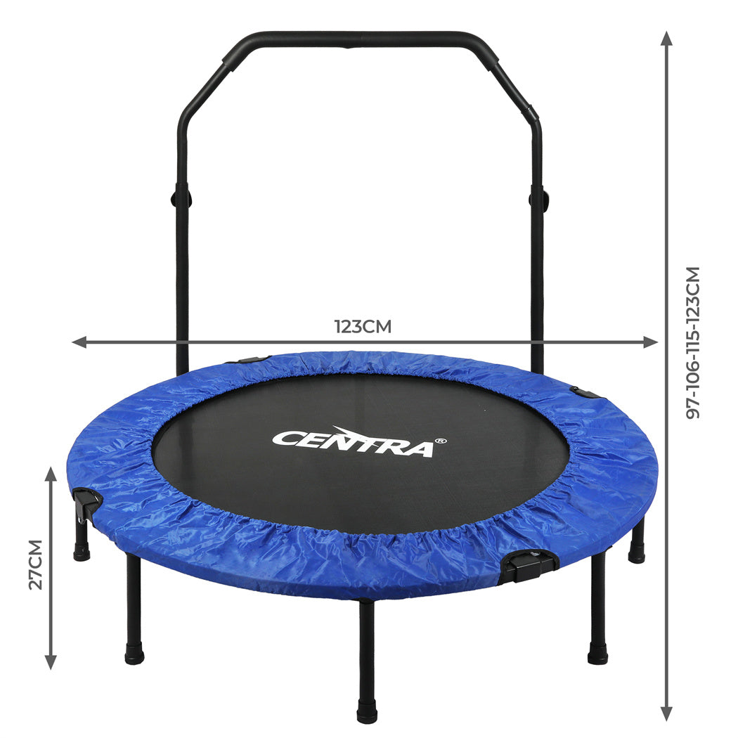 Centra 48" Foldable Mini Trampoline Rebounder Fitness-1954802468609200130