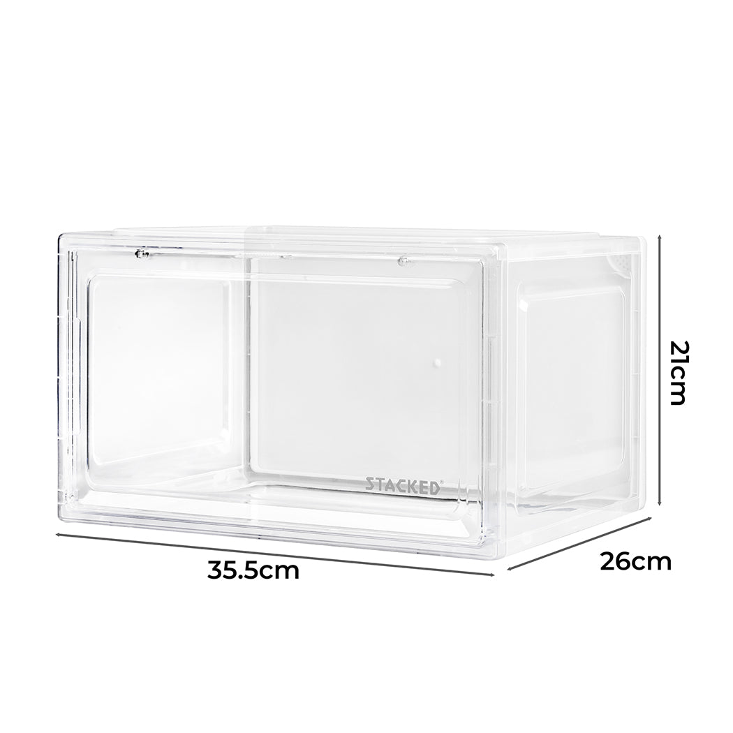 Stacked Shoe Box Acrylic Sneaker Display 1PC Clear-2018816610848083970