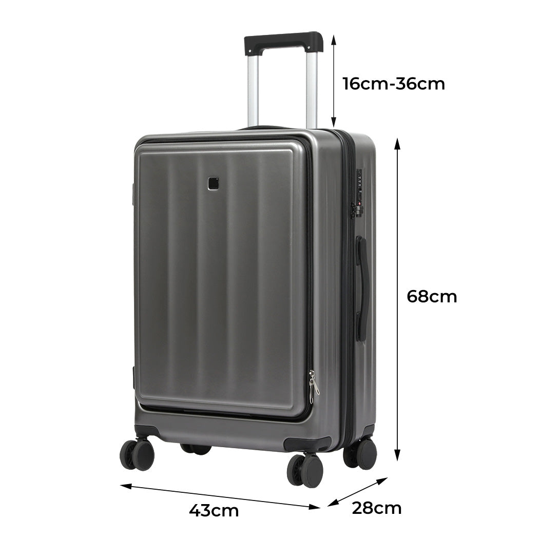 Slimbridge 26"Luggage Trolley Travel Suitcase-2006732874291744770