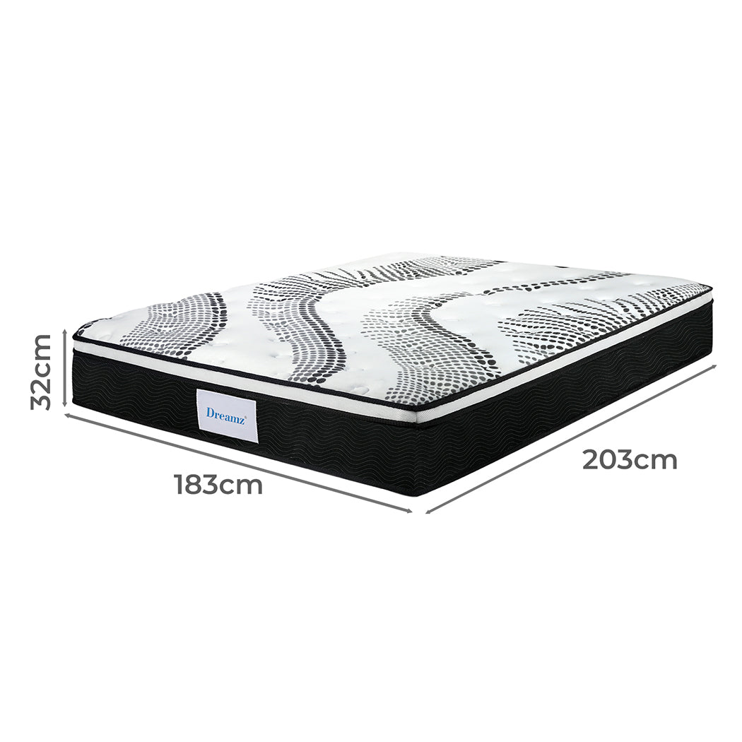 Dreamz 7 Zone Pocket Spring Mattress Medium Firm King-2006733414841061378