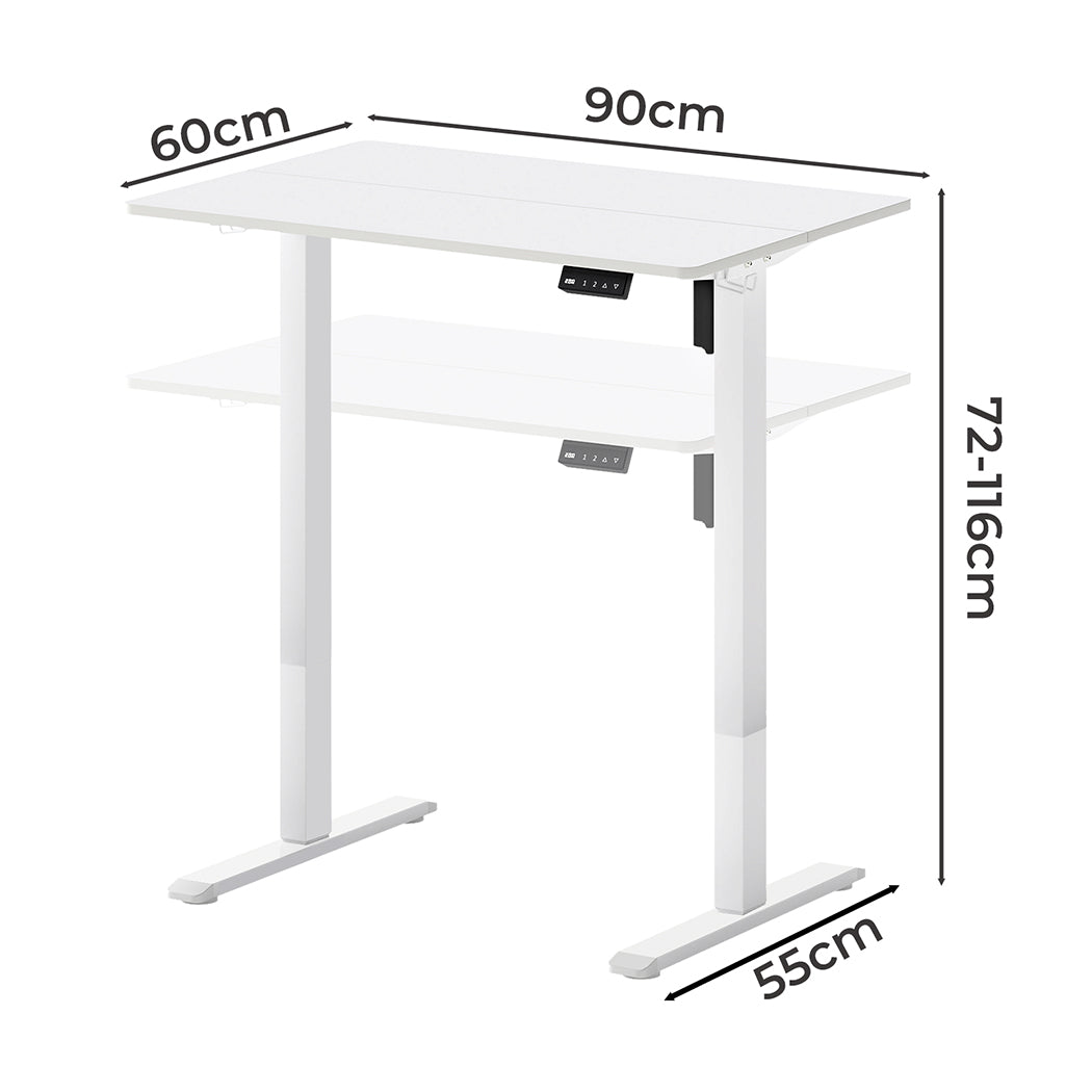 Levede Electric Standing Desk Height Adjustable 90cm-2006733412207038466