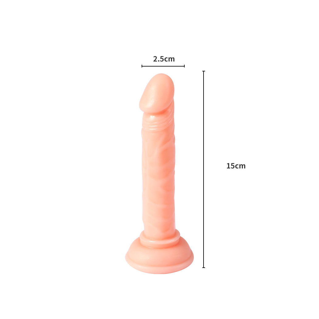 Crystal Dildo Dong Realistic Penis Cock Flesh 15cm-2018816606389538818