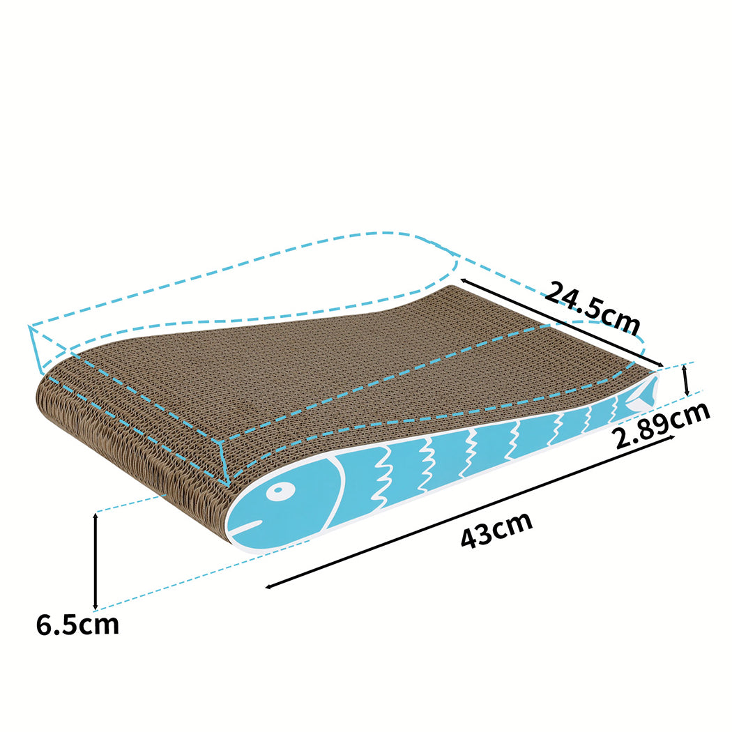 Pawz 2X Cat Scratcher Board Bed-2018816675608137730