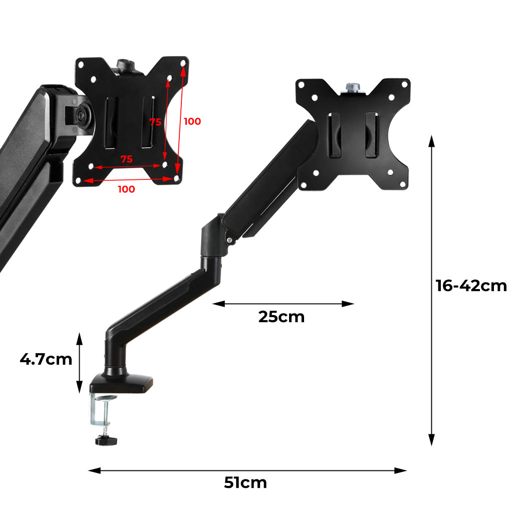 Traderight Monitor Stand Single Arm for 13"-32"-1954802401001213954