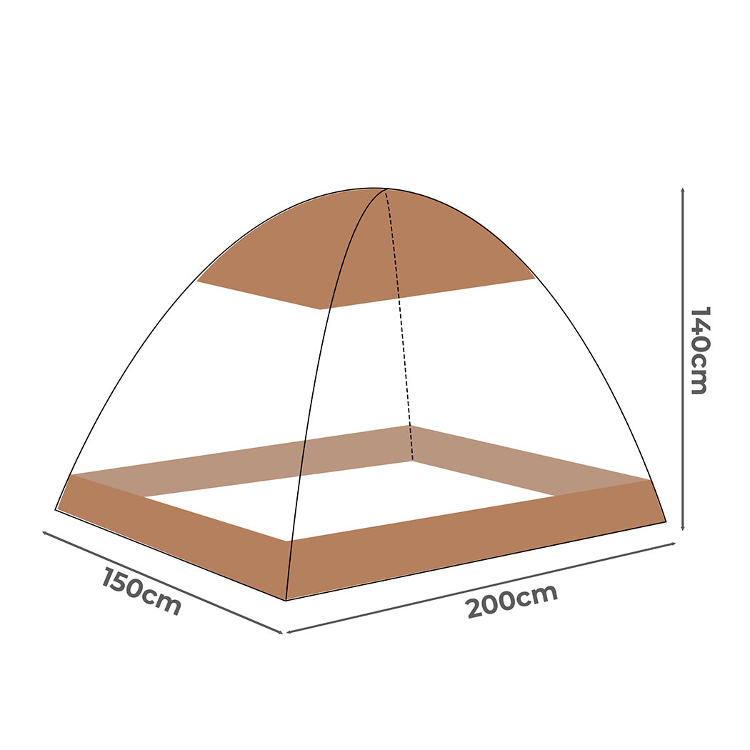 Dreamz Mosquito Bed Nets Foldable Canopy Queen-2006733082446663682