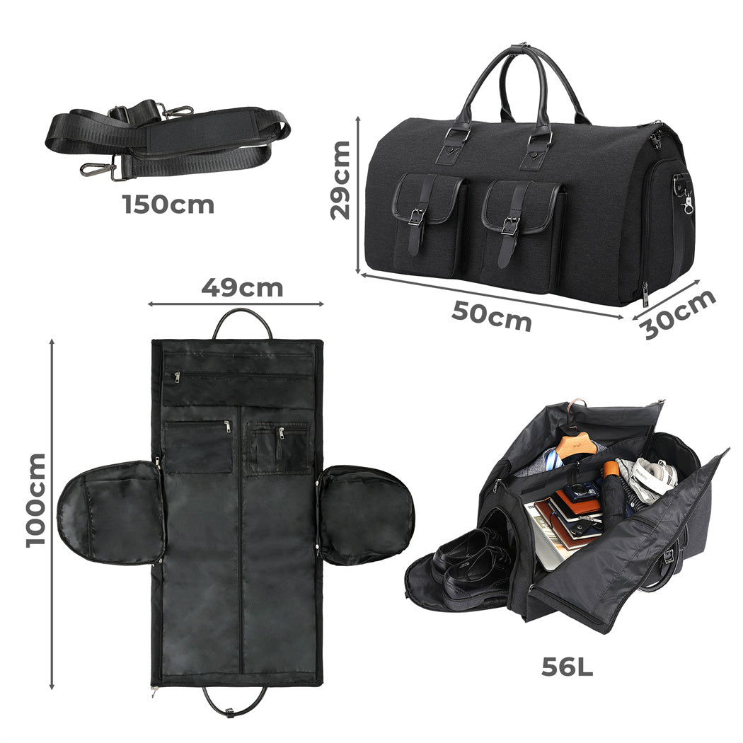 Slimbridge Carry On Garment Bag 2 In 1 Suit Bag-2006732898450935810