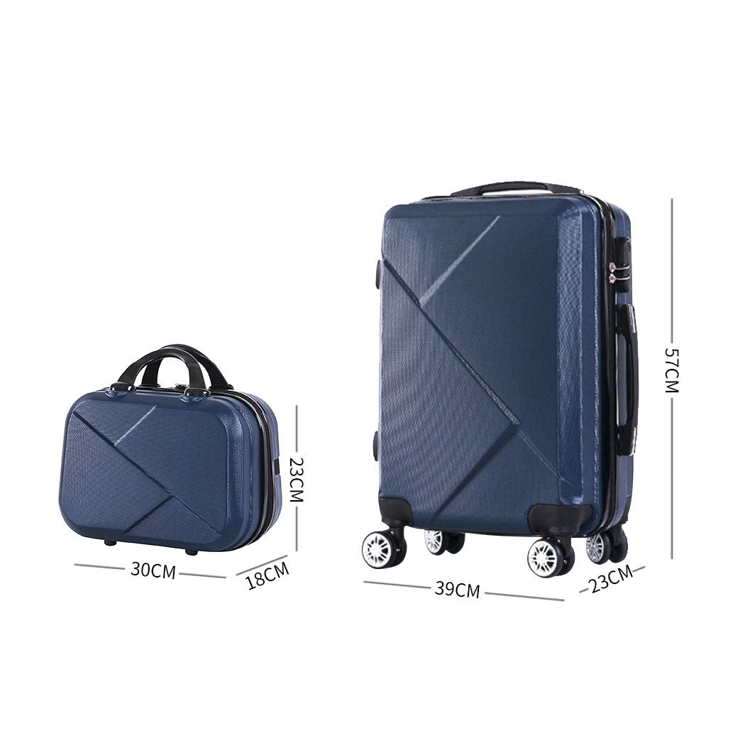 Slimbridge 2pcs 20"Travel Luggage Set Novy-2006733062494359554