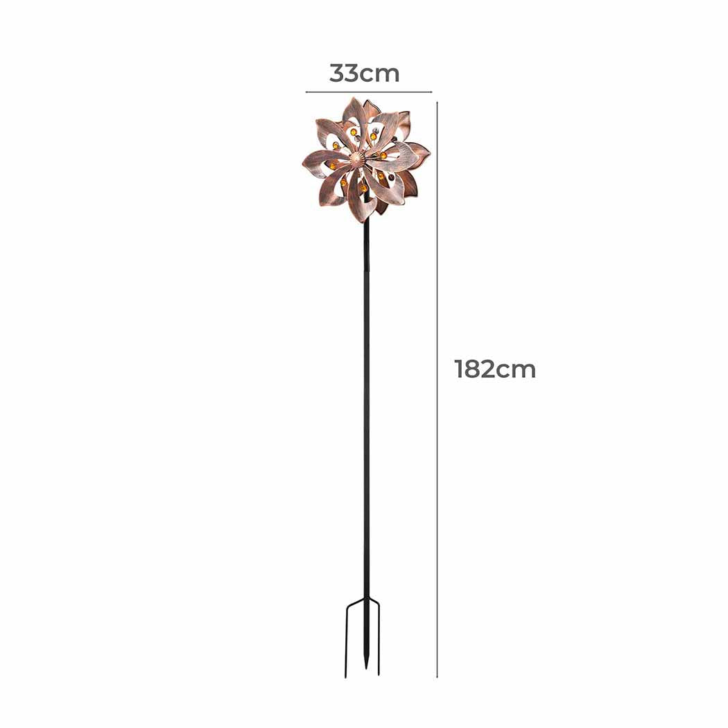 Garden Windmill Wind Spinner Metal Ornaments-2018816693261963266