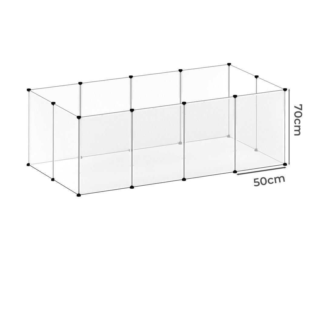 Pawz 12 Panels Guinea Pig Rabbit Puppy Playpen Fence-2011971117920686082