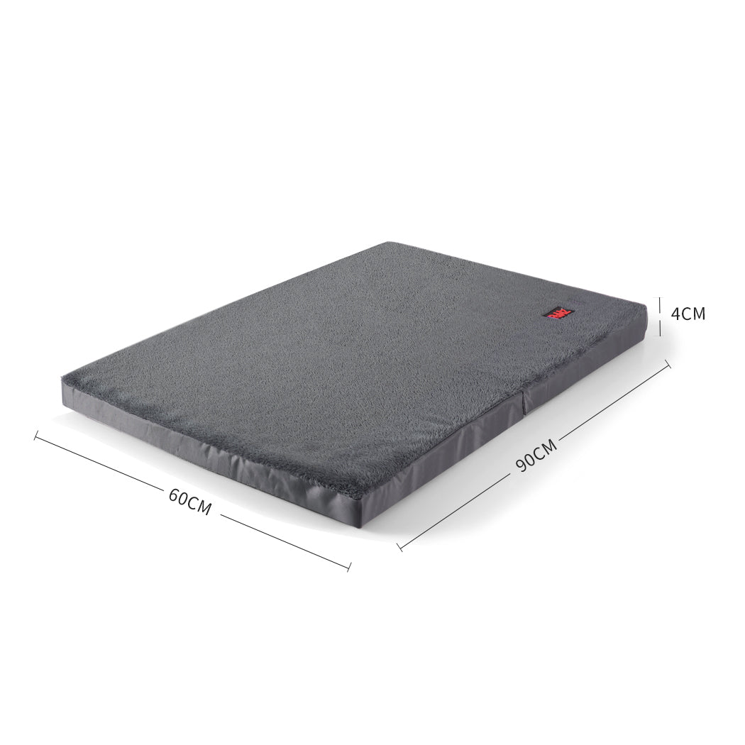 PaWz Pet Bed Foldable Dog Puppy Beds Grey Large-2018816697020059650