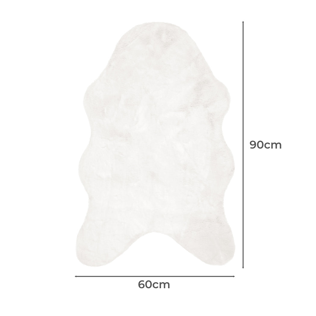 Marlow Floor Shaggy Rugs Area Rug Faux 60X90CM-2006733163056992258