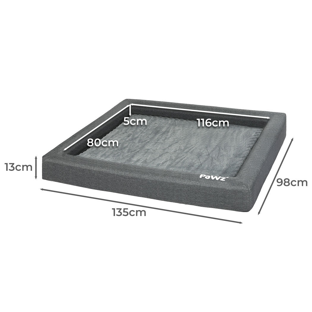 PaWz Memory Foam Pet Bed Calming Dog XXL XX-Large-2018816818298359810