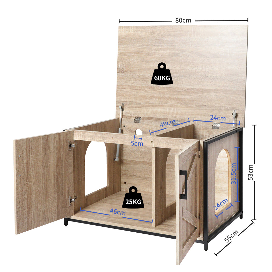 PaWz Enclosed Cat Litter Cabinet Box-2018816866604158978