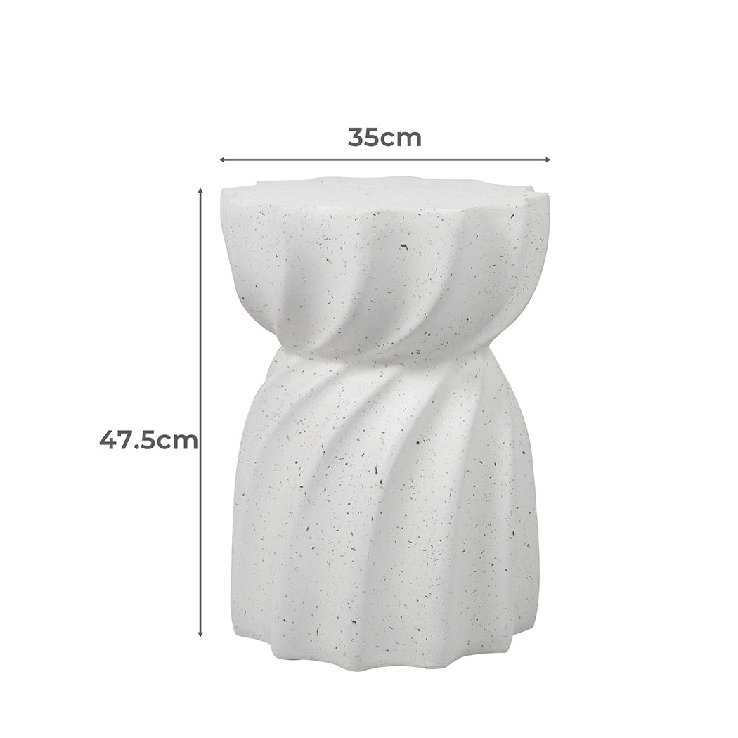 Levede Side Table End Terrazzo Hourglass-2018816894940876802