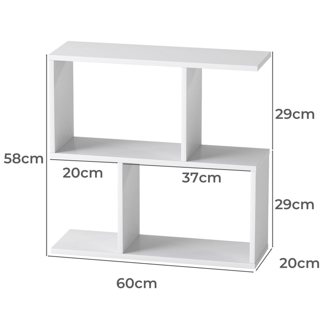 Levede Slim 2 Tier Narrow Side Table Bedside Nightstand-2006732787310268418