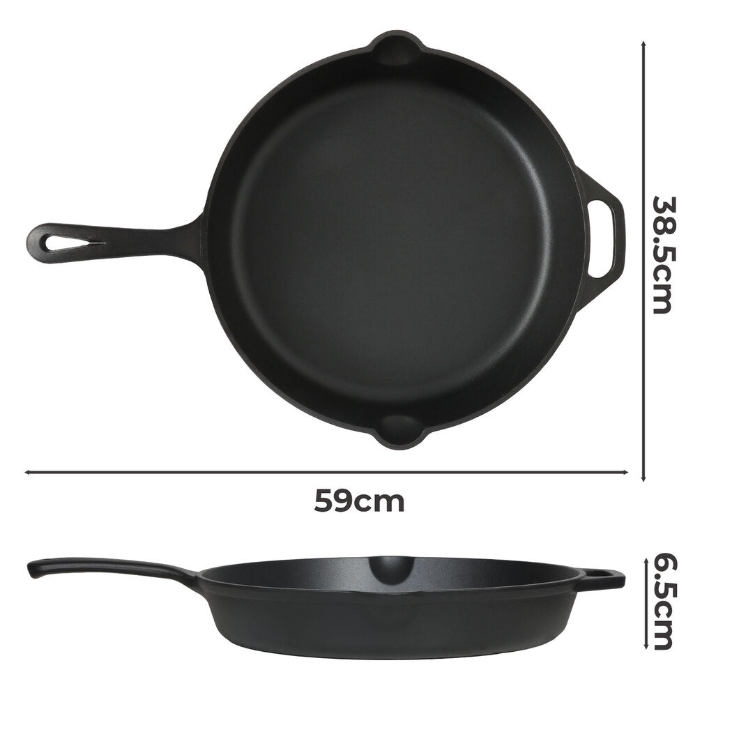 Toque Non Stick Frying Pan Cast Iron Steak Skillet-2011971113650884610