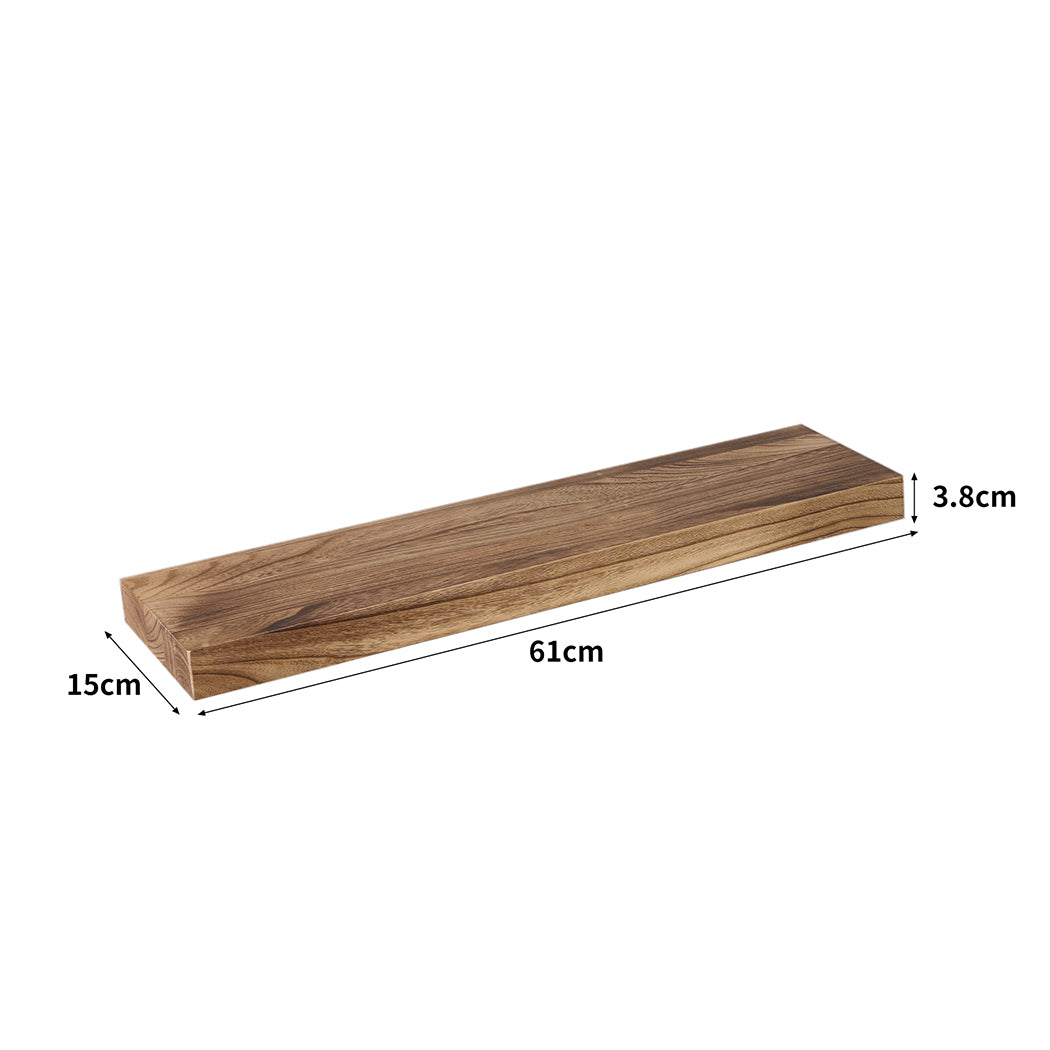 Levede 2 Pcs Floating Shelves Wall Mounted Medium-2006733235324850178