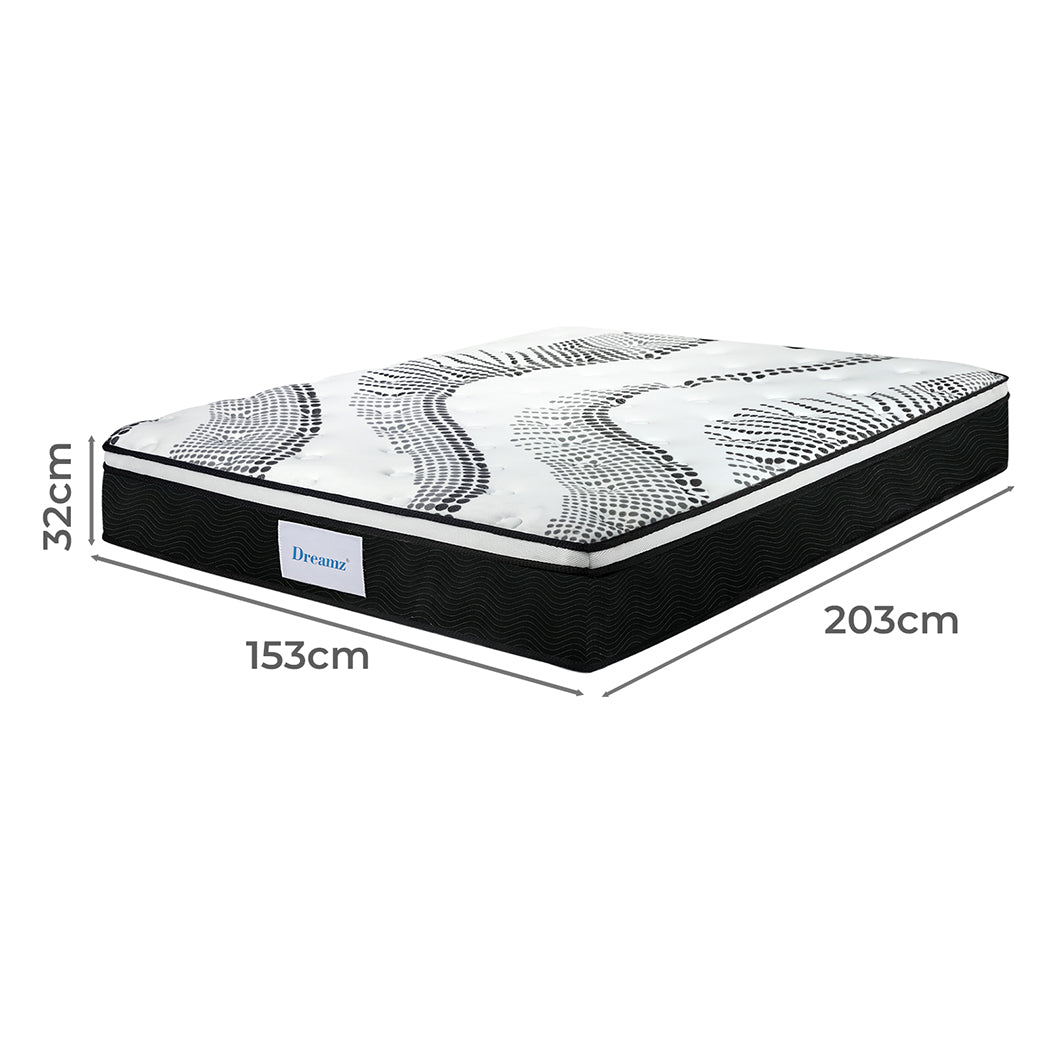 Dreamz 7 Zone Pocket Spring Mattress Medium Firm Queen-2006733415172411394