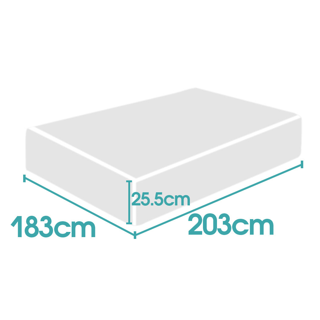 DreamZ Memory Foam Mattress Topper 25cm-1954802367618748418
