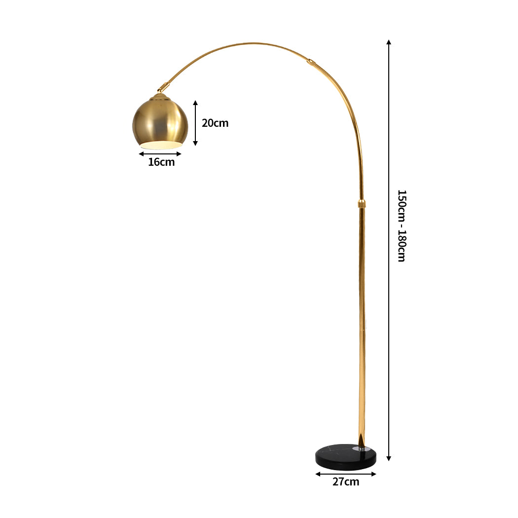 EMITTO Modern LED Floor Lamp Stand Reading Gold-2006733071726022658