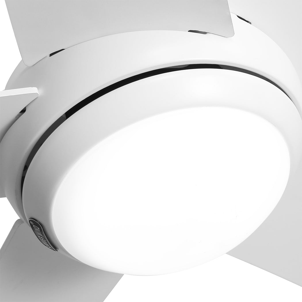 Spector Ceiling Fan 52'' DC Motor Wood White-2018816899676246019