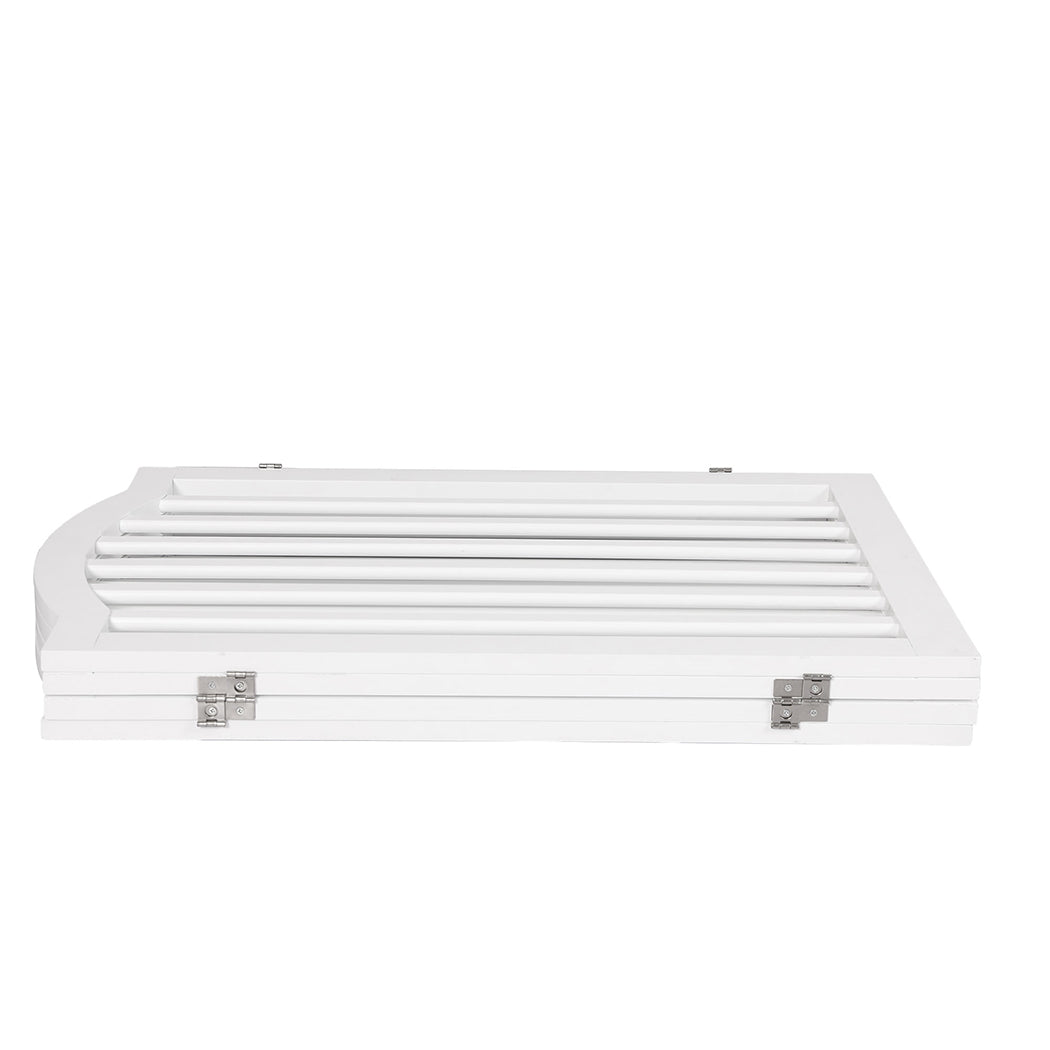 PaWz Wooden Pet Gate Dog Fence Safety White-2006732982756446211