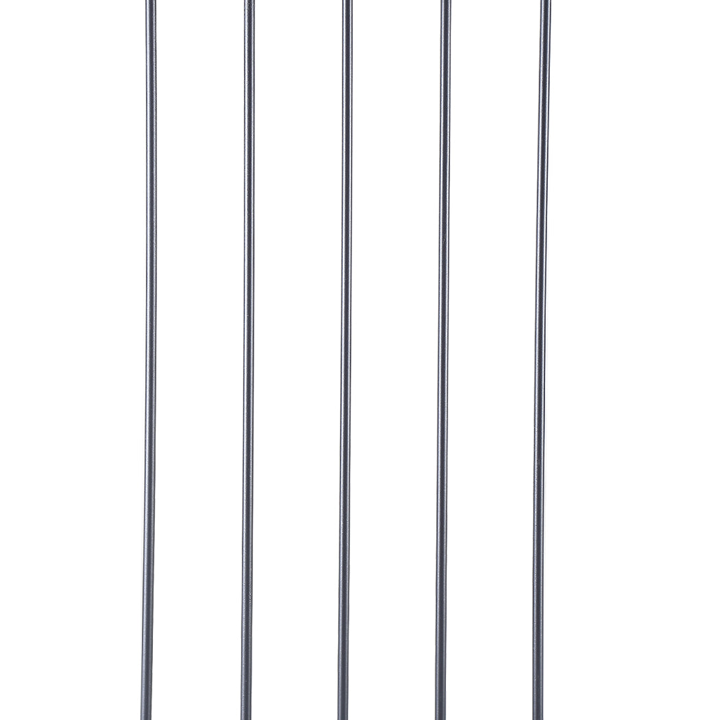 Levede Baby Safety Gate Adjustable Pet Black 45cm Extension-2018816650404564995