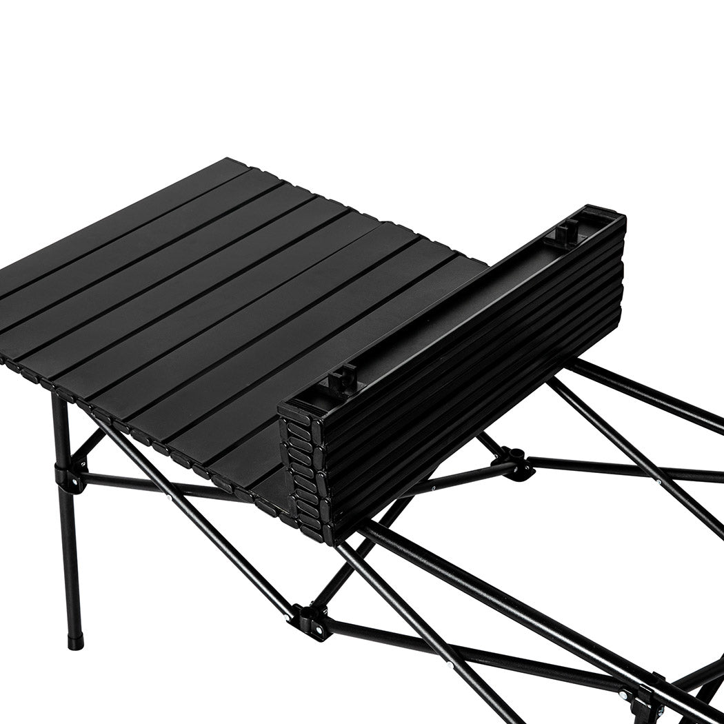Levede Folding Camping Table Portable Black-2018816754809180163
