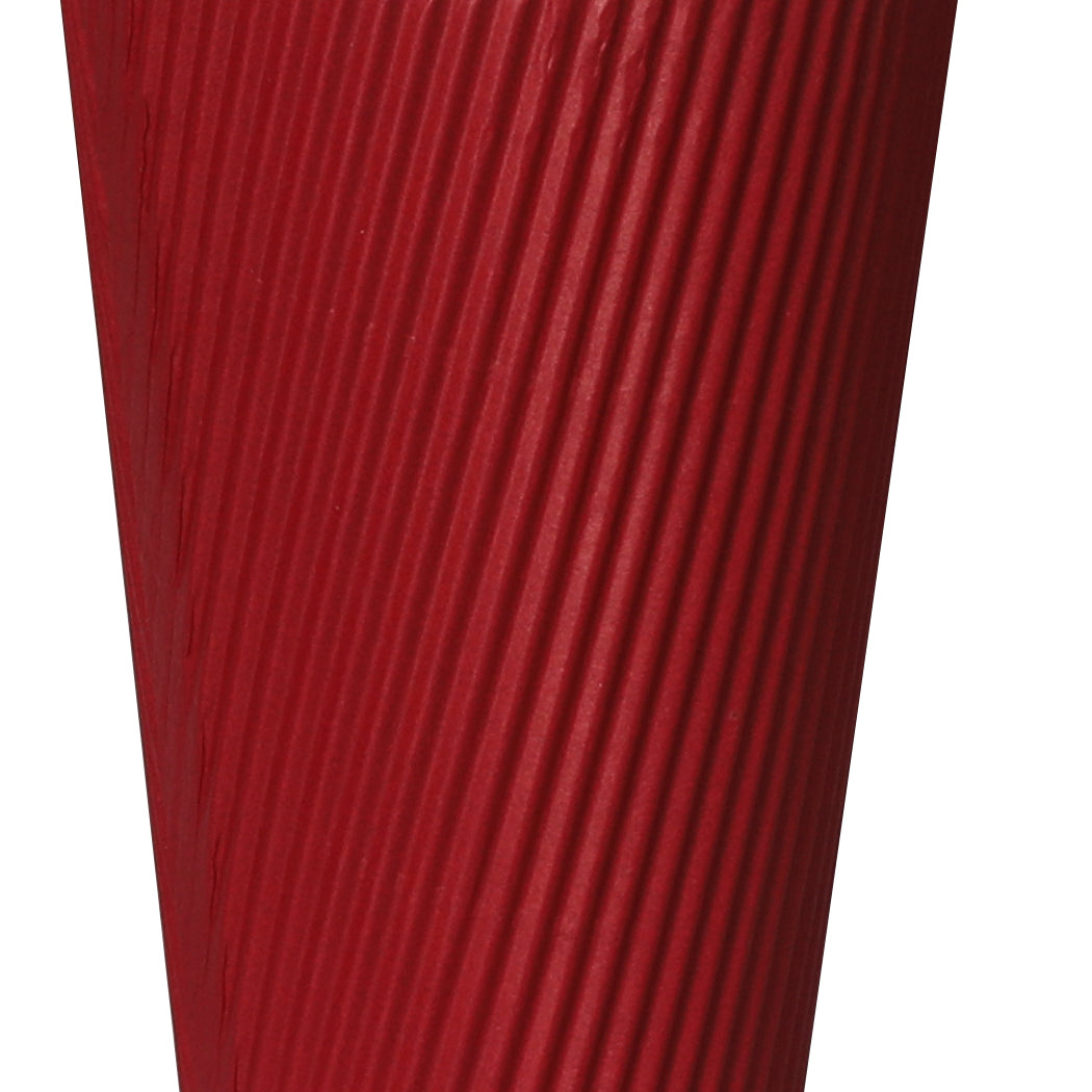 50 Pcs 16oz Disposable Takeaway Coffee Red-2018816632499081219