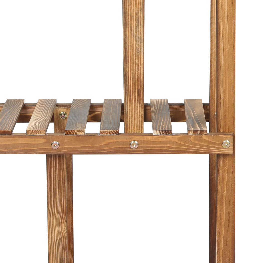 Levede 3-Tier Plant Stand Wood Wooden-2018816684160323587