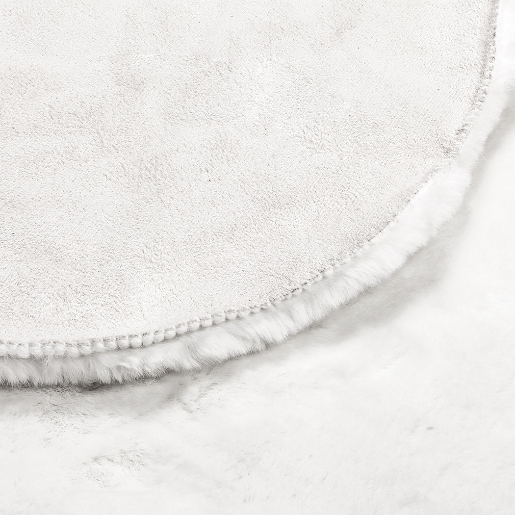 Marlow Floor Shaggy Rugs Area Rug Faux 60X90CM-2006733163056992259