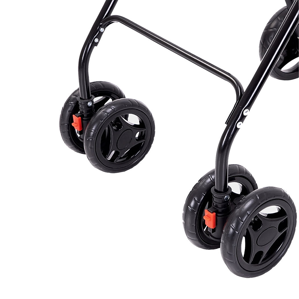PaWz Two-tier Pet Stroller Double Dog-2006733032664469508