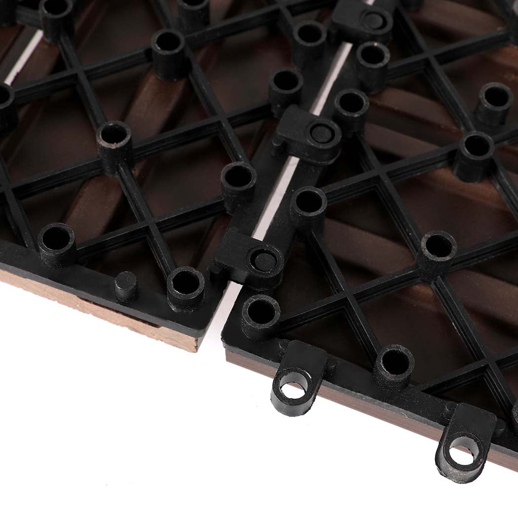 Marlow x10 Floor Tiles Plastic Decking Coffee-2006733022304538628