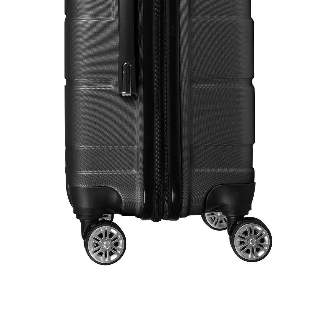 Slimbridge 28" Inch Expandable Luggage Black 28 inch-2018816679584337924