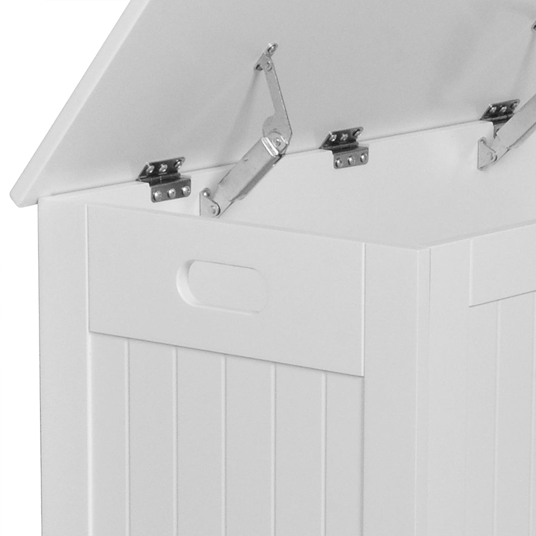 Levede Kids Toy Box Storage Chest Cabinet White-2006733038209339396