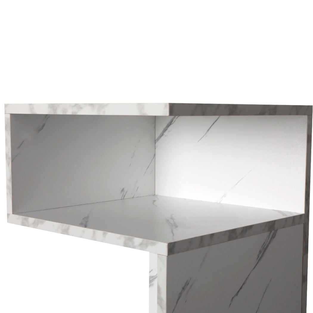 Levede 1xBedside Tables Drawers Side White-2006733102113755140