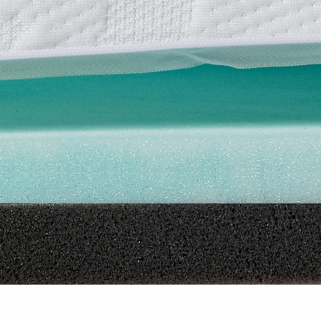 Dreamz Dual-Layer Memory Foam Mattress Topper Single-2017004948327370756