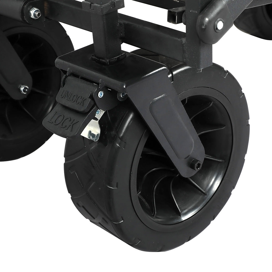 Lambu Garden Camping Trolley Outdoor Beige-2018816823897755652