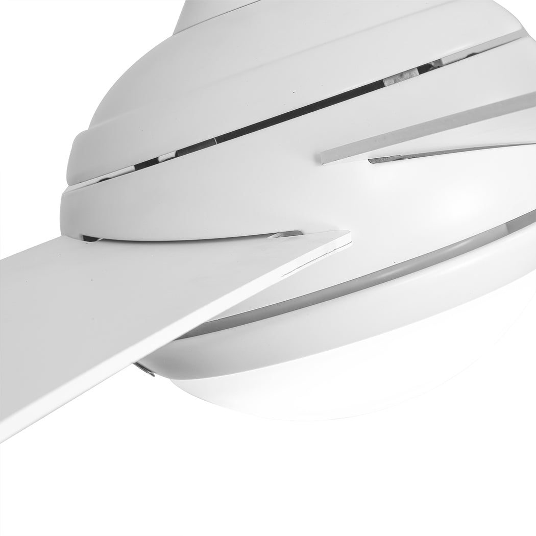 Spector Ceiling Fan 52'' DC Motor Wood White-2018816899676246020