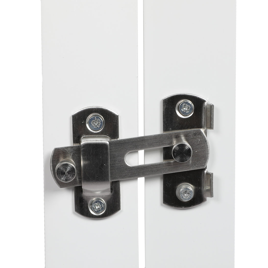 PaWz 6 Panels Pet Dog Playpen Puppy White-2006732992130715652