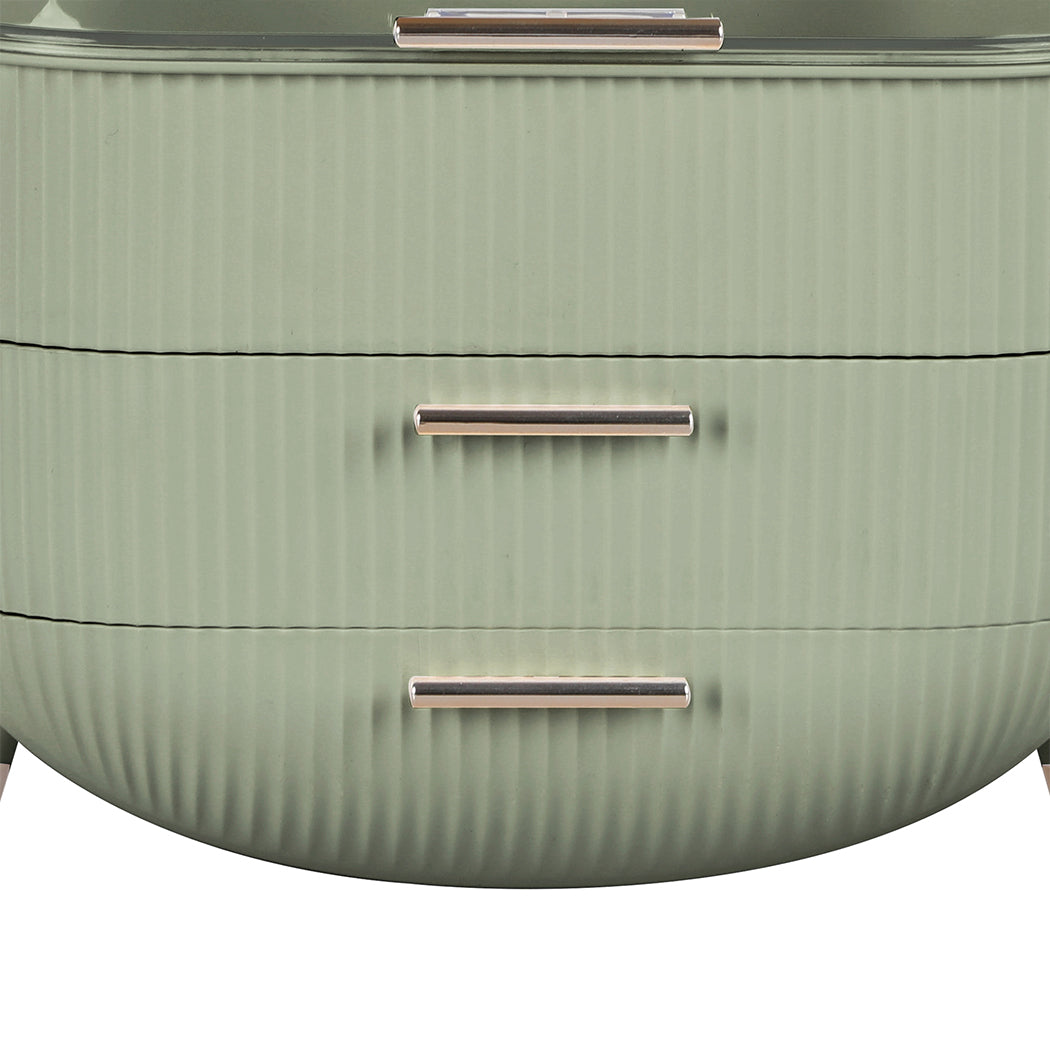 Makeup Storage Case Cosmetic Organiser Light Green-2018816781564645380