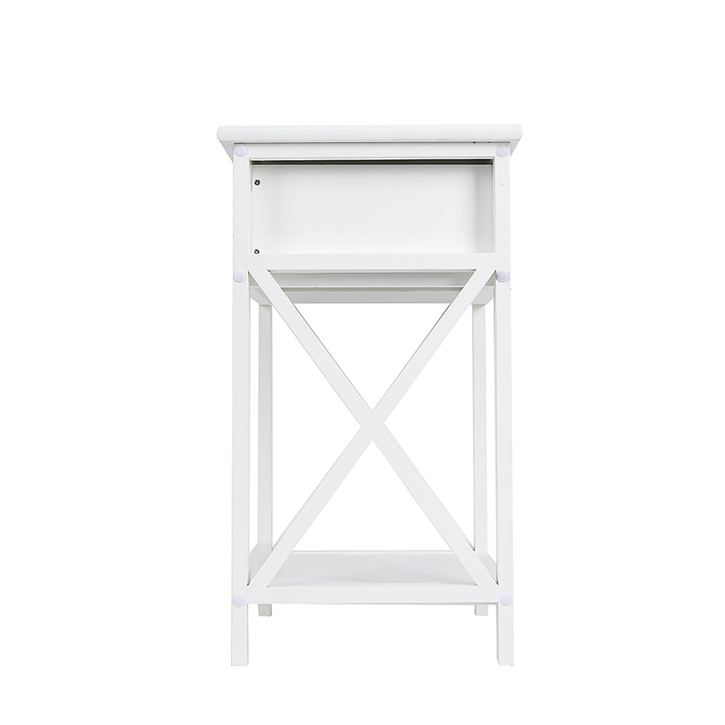 Levede 2x Bedside Tables Drawers Side-2006733144480419844