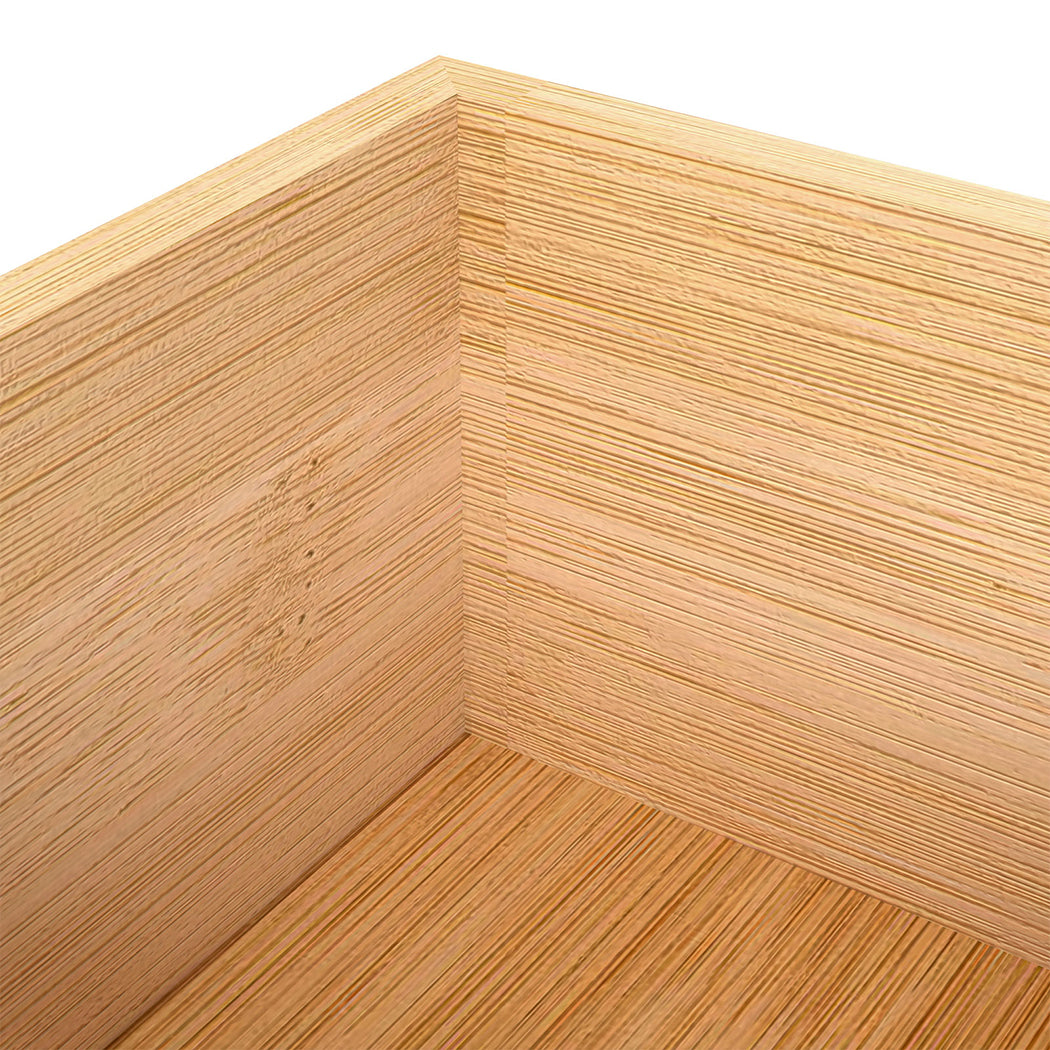 Toque Bamboo Drawer Organizer Multi-Use Storage Box-2006732763457261572