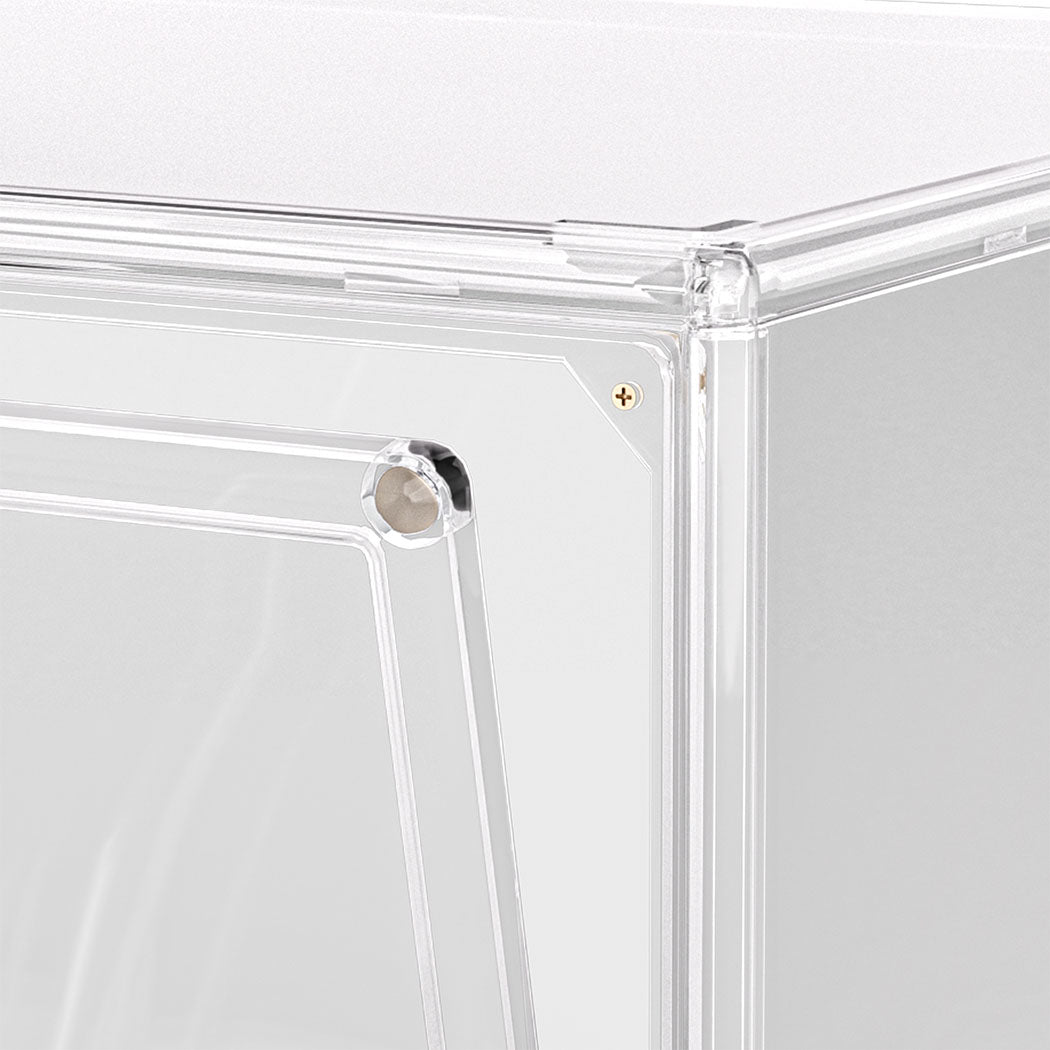 Stacked 6Pc Shoe Box Storage Display Stackable-1954802434610171908