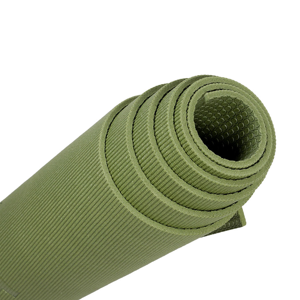 Centra Yoga Mat Non Slip 5mm Exercise Green-2018816723859410948