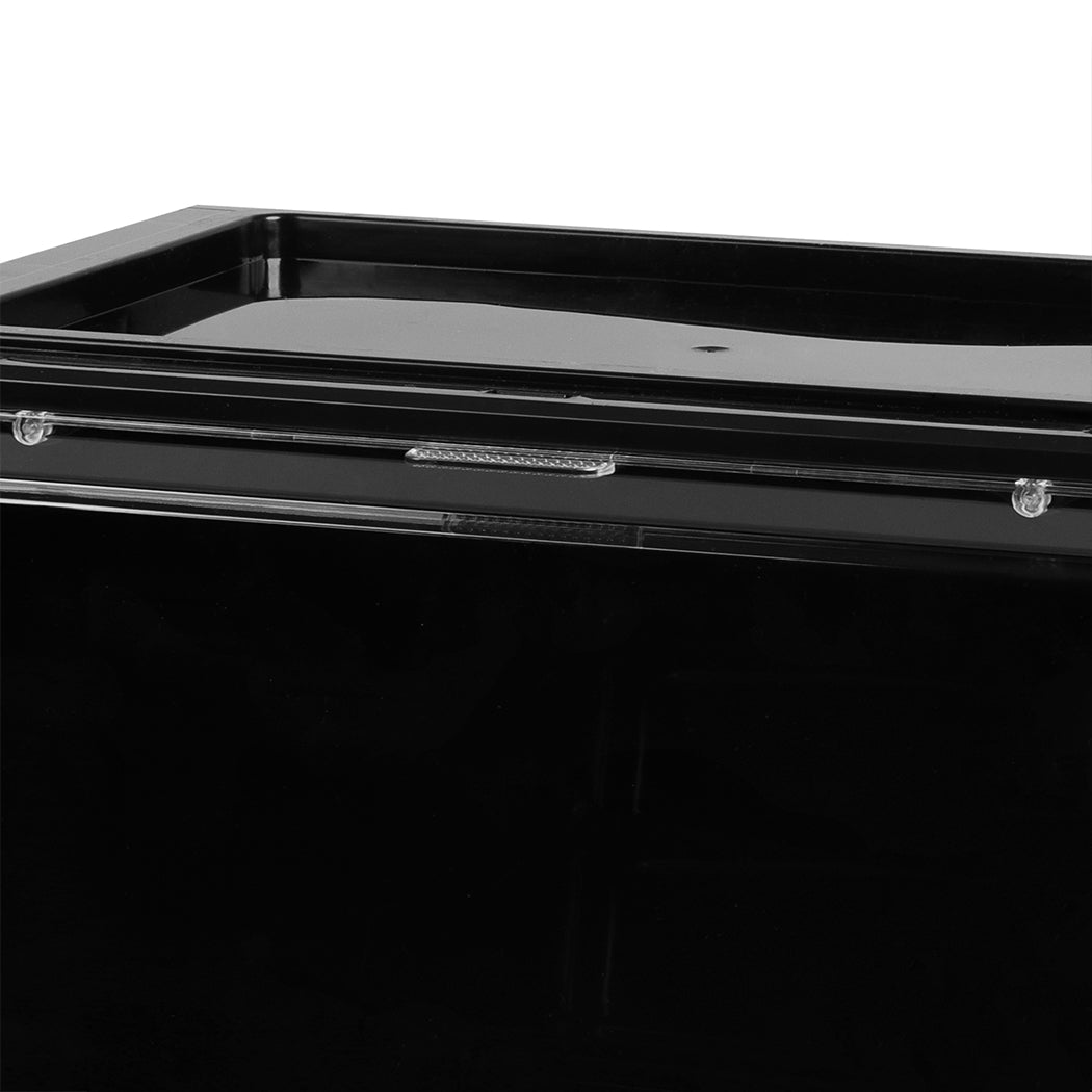 Stacked Shoe Box Acrylic Sneaker Display 6PC Black-2018816656914124804