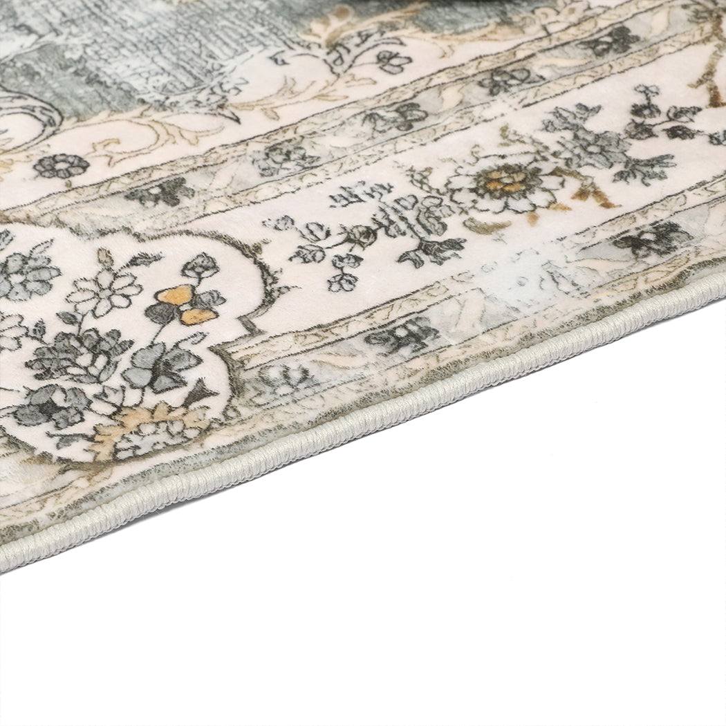 Marlow Floor Rug Short Pile Washable Vintage Carpet Soft Plush Non Slip 200x290-2006732848425472004
